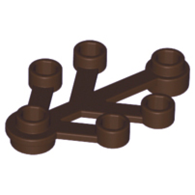 Plant Bladeren 4x3 Dark Brown